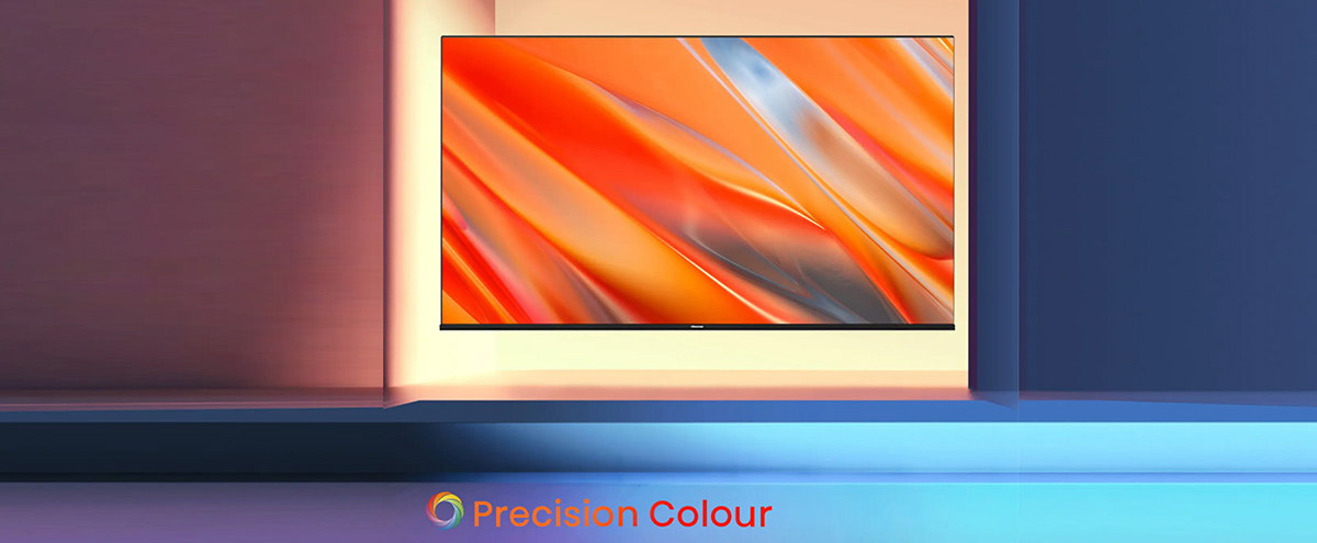 Công nghệ Precision Colour hiển thị sắc màu rực rỡ và sinh động