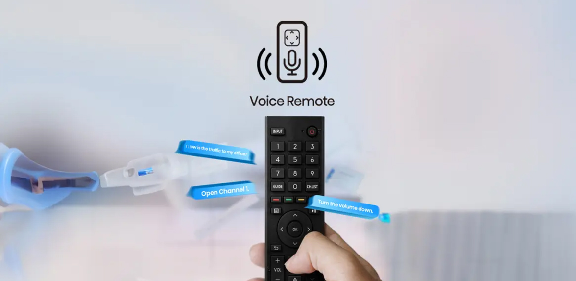 Điều khiển tivi bằng giọng nói nhờ micro trên remote