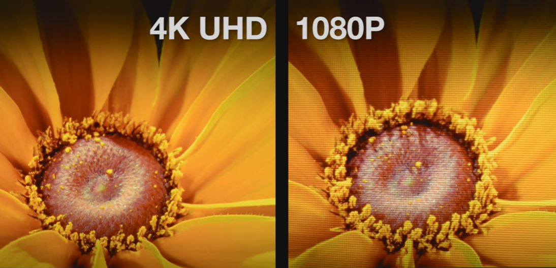 Độ phân giải 4K UHD cho chất lượng ảnh rõ nét hơn