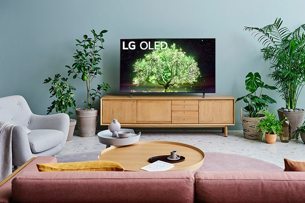Tivi OLED LG 4K 48 Inch 48A1PTA trong không gian