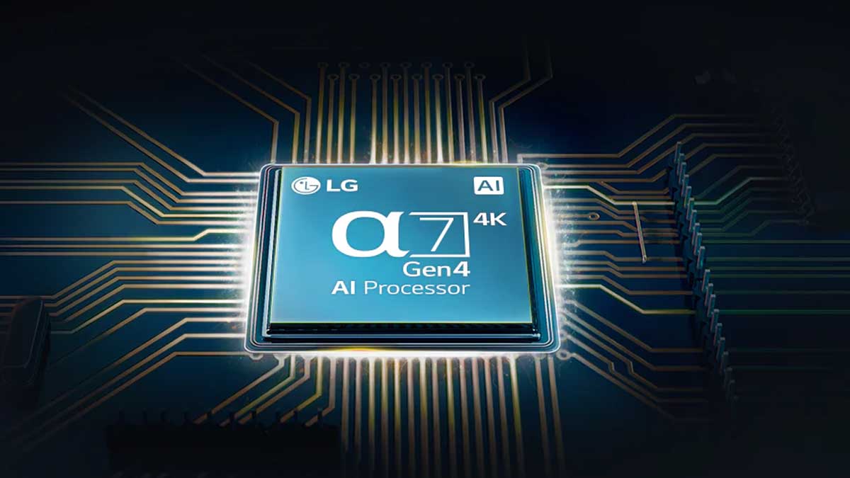 Bộ xử lý AI 4K α7 Gen 4 nâng cấp chất lượng hình ảnh lên một tầm cao mới