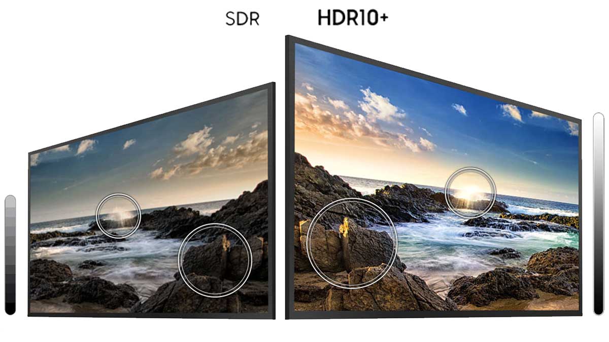 Công nghệ HDR10+ mở rộng độ tương phản, màu sắc rực rỡ vượt trội