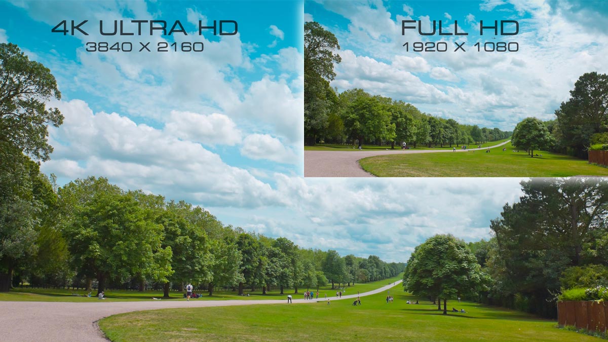 Độ phân giải Ultra HD 4K mang đến hình ảnh sắc nét và chi tiết