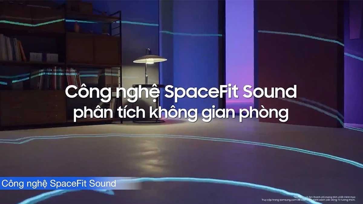 Công nghệ SpaceFit Sound có chức năng phân tích không gian phòng