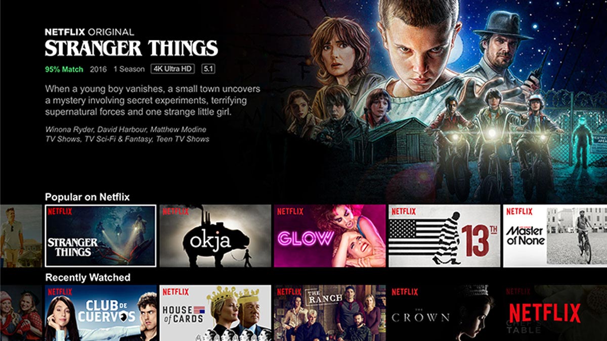 Netflix là một trong những ứng dụng xem phim 