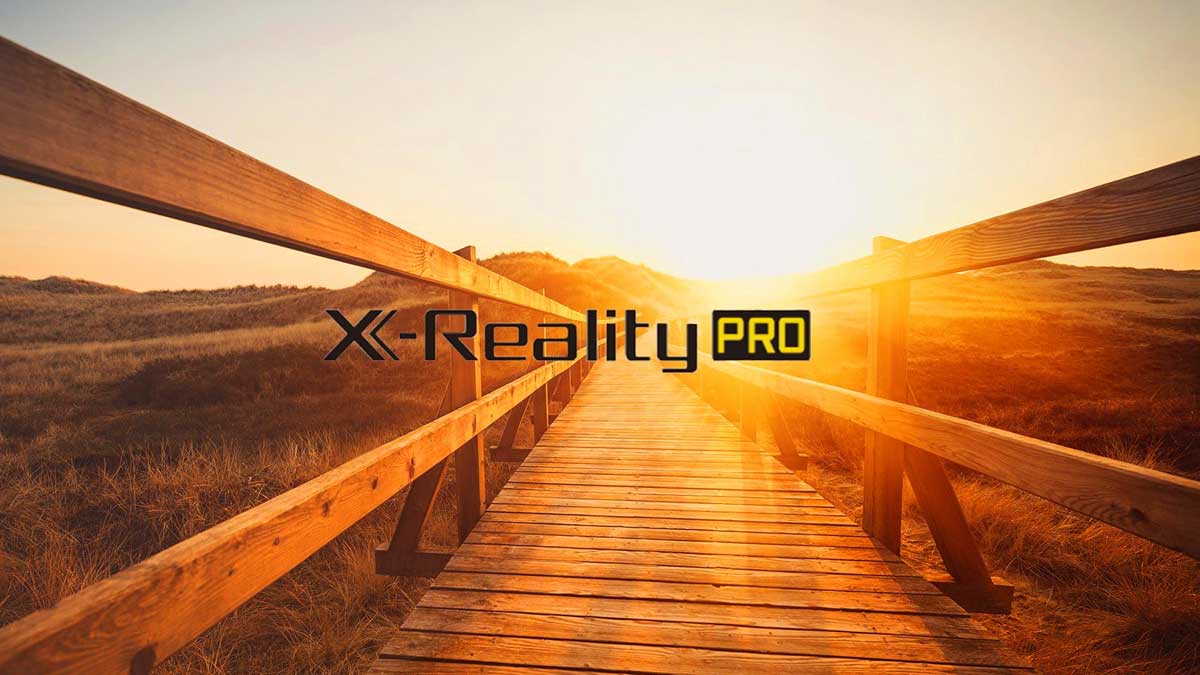Công nghệ 4K X-Reality PRO nâng cấp chất lượng hình ảnh rõ nét