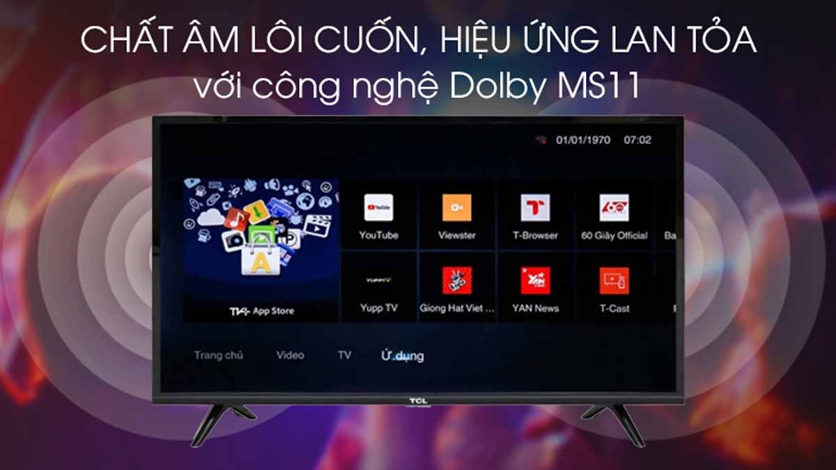 Công nghệ Dolby MS11 mang đến âm thanh vòm sống động và trung thực