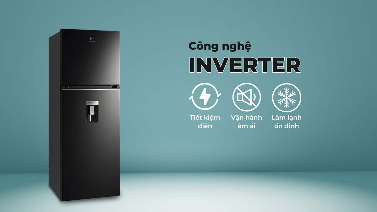 Công nghệ Inverter giúp tủ tối ưu điện năng tiêu thụ hiệu quả