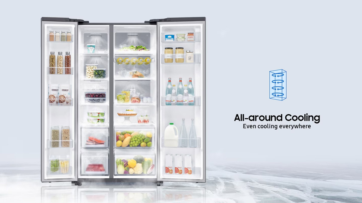 Công nghệ All-around Cooling của Tủ Lạnh Samsung RS62R5001M9/SV