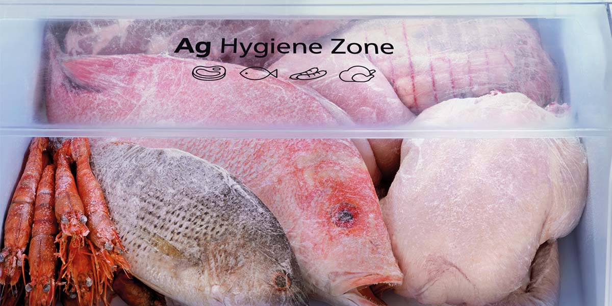 Ngăn trữ đông tinh thể bạc Ag Hygiene Zone