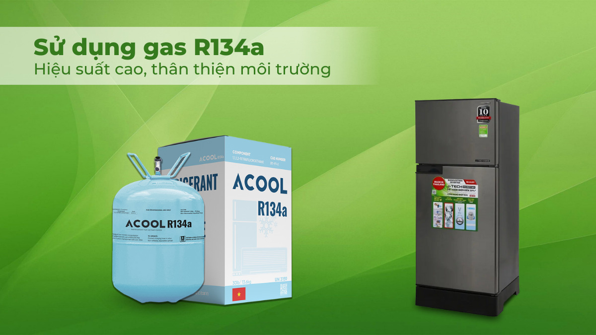 Gas R134a giúp nâng cao hiệu quả làm lạnh, thân thiện với môi trường