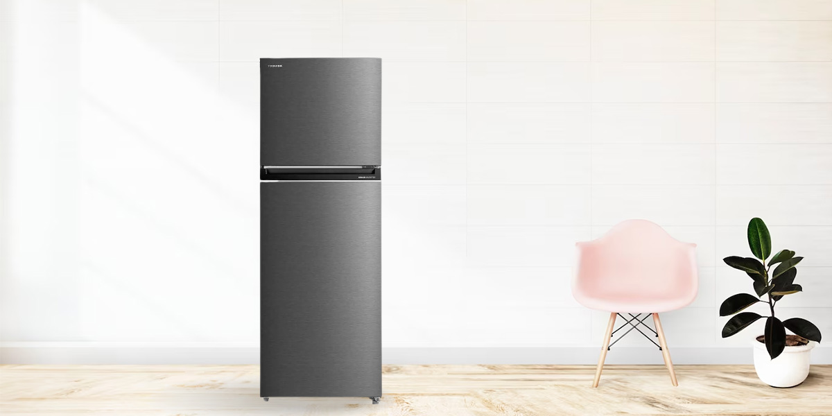 Tủ Lạnh Toshiba Inverter 411 Lít GR-RT559WE-PMV(58)-MM có màu xám tối giản, hiện đại