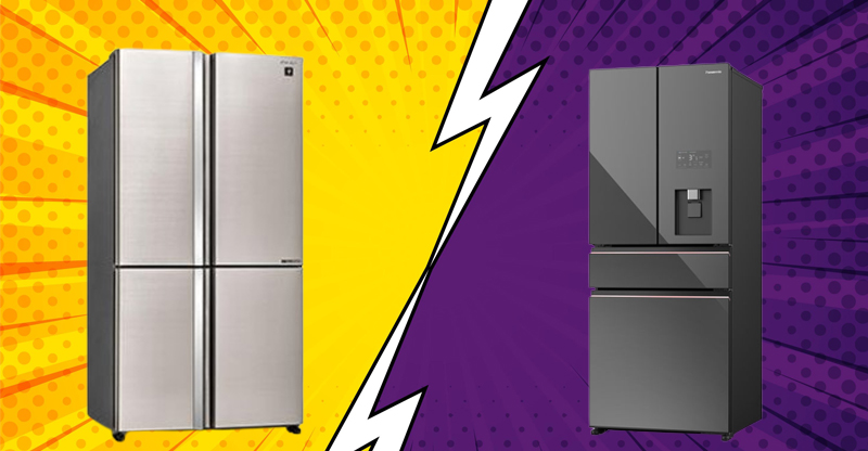 So sánh tủ lạnh Sharp và Panasonic