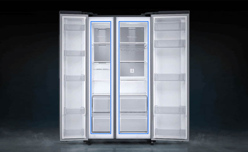 Top 3 kích thước tủ lạnh Side by Side Samsung thông dụng hiện nay