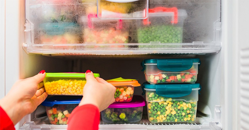 Bảo quản lượng thực phẩm hợp lý trong tủ
