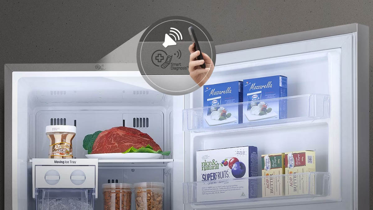 Chẩn đoán thông minh của Tủ lạnh LG Smart Inverter 334 Lít GN-D332PS