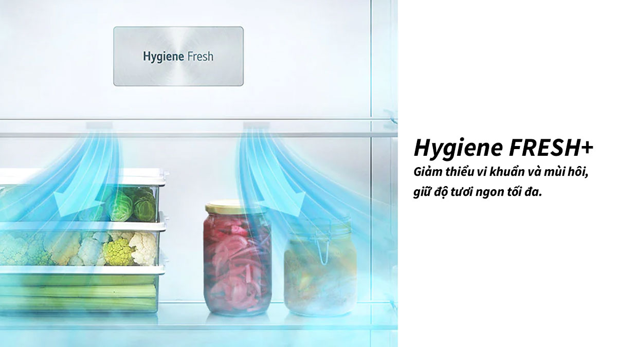 Công nghệ Hygiene FRESH+ giảm thiểu mùi hôi, diệt khuẩn hiệu quả