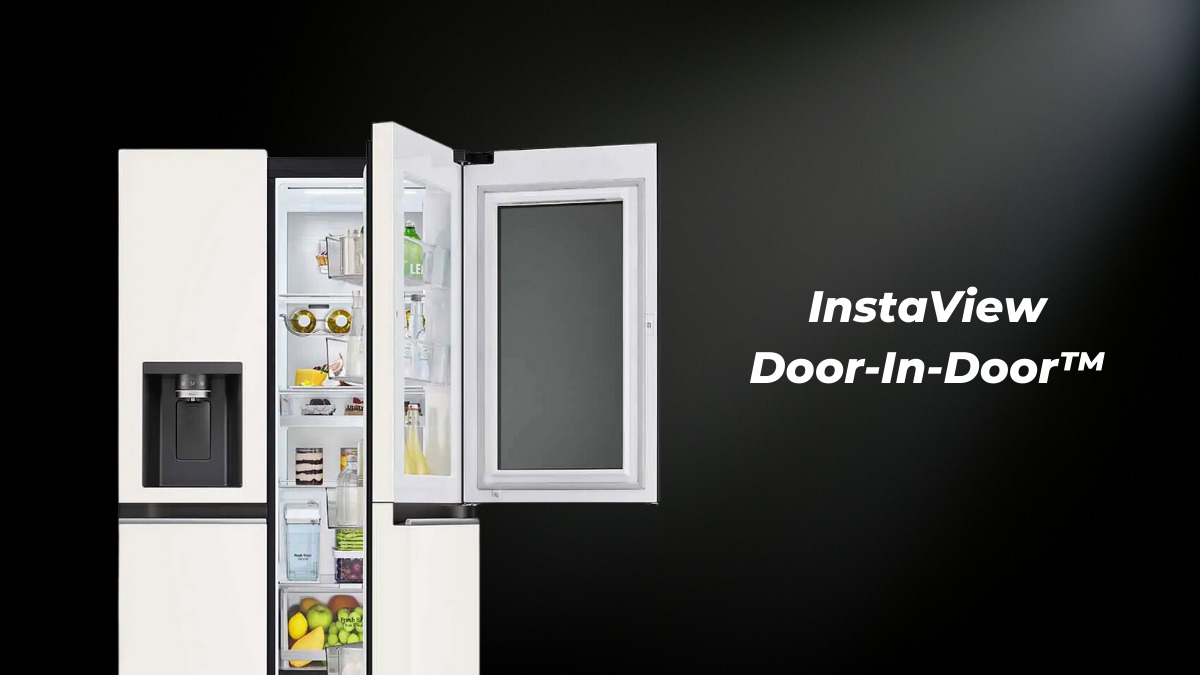 Công nghệ InstaView Door-In-Door™ giúp người dùng hạn chế mở cửa tủ chính