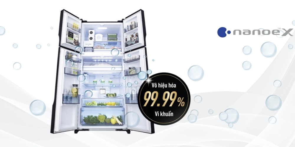 Công nghệ Nanoe-X diệt khuẩn 99.99%