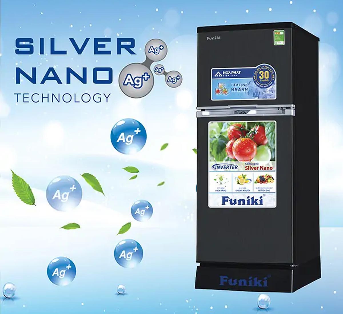 Công nghệ Silver Nano của Tủ Lạnh Funiki FR-166ISU