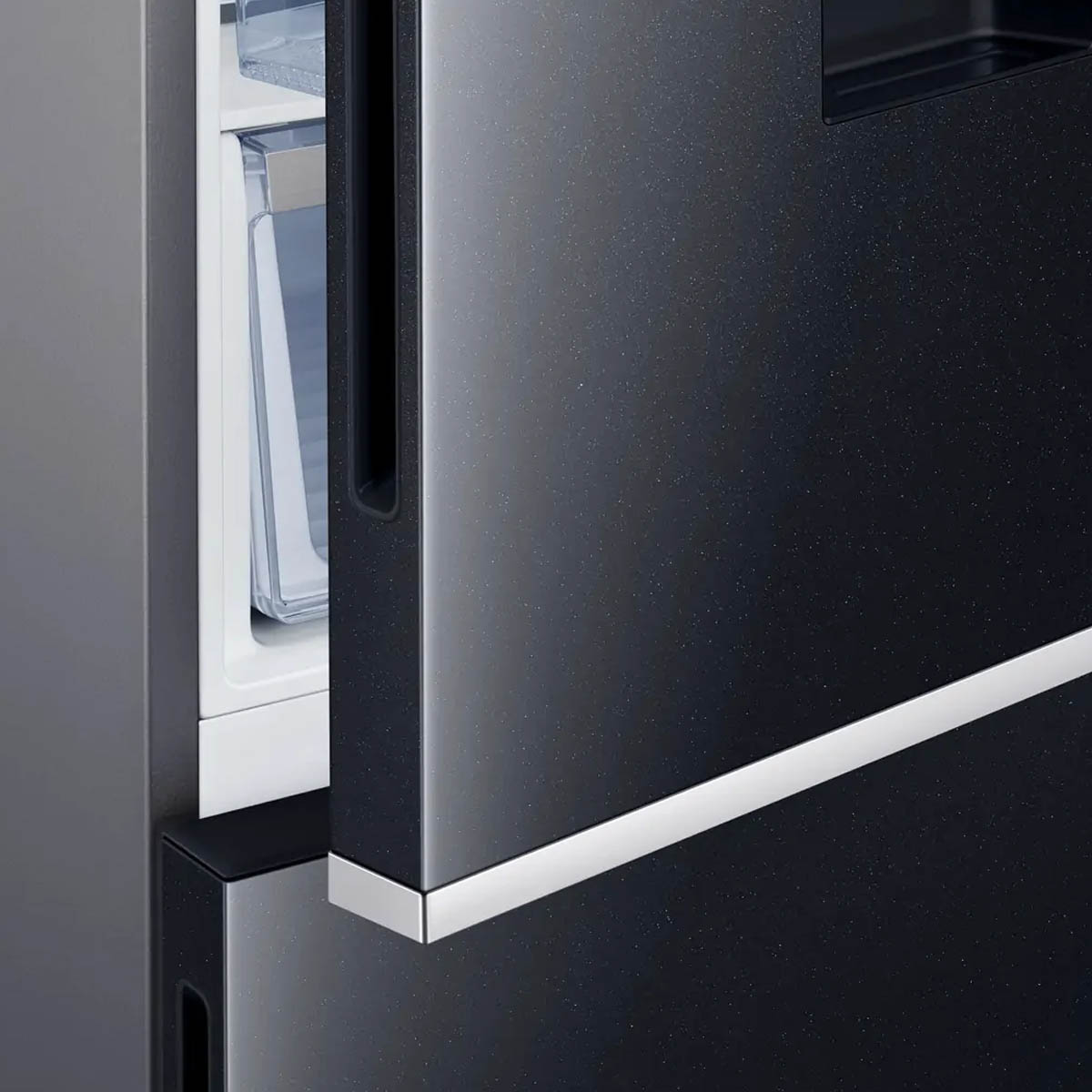 Cửa tủ lạnh giả gương của Tủ Lạnh Samsung Inverter RB30N4190BU