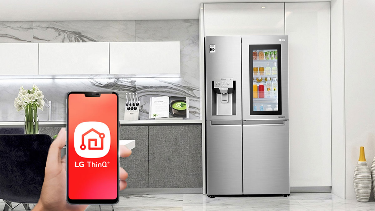 LG ThinQ cho phép người dùng dễ dàng điều khiển tủ từ xa
