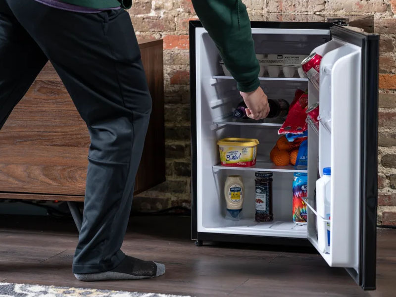 Dung tích nhỏ giúp tủ lạnh mini tiết kiệm tối ưu không gian