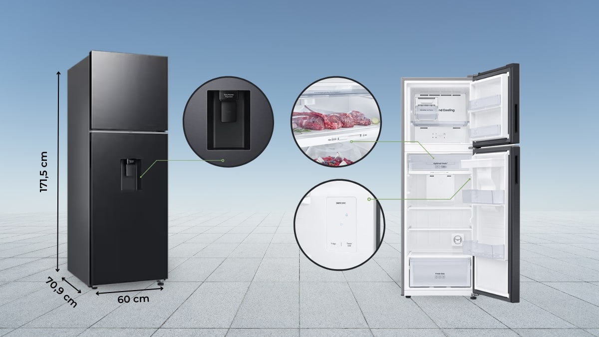 Tủ lạnh có kích thước nhỏ gọn, nhiều trang bị hiện đại