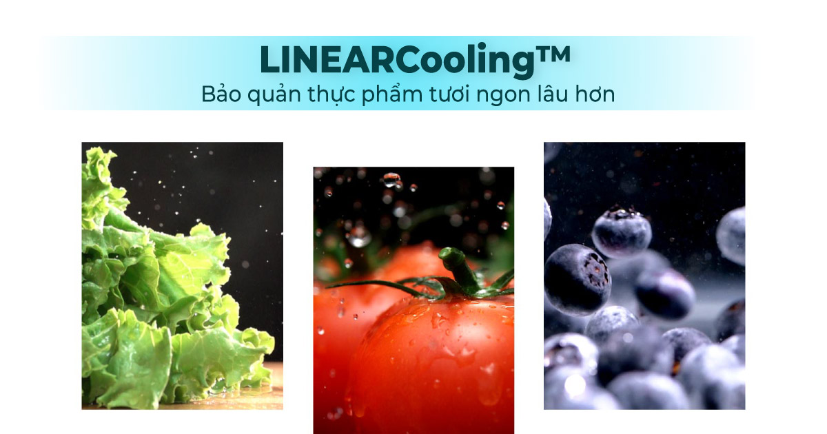 Công nghệ LINEARCooling bảo quản thực phẩm tươi ngon lâu hơn