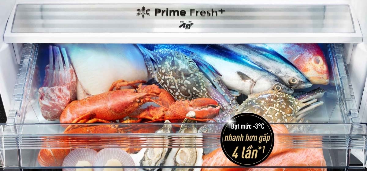 Ngăn đông mềm Prime Fresh+ của Tủ Lạnh Panasonic NR-BX421WGKV