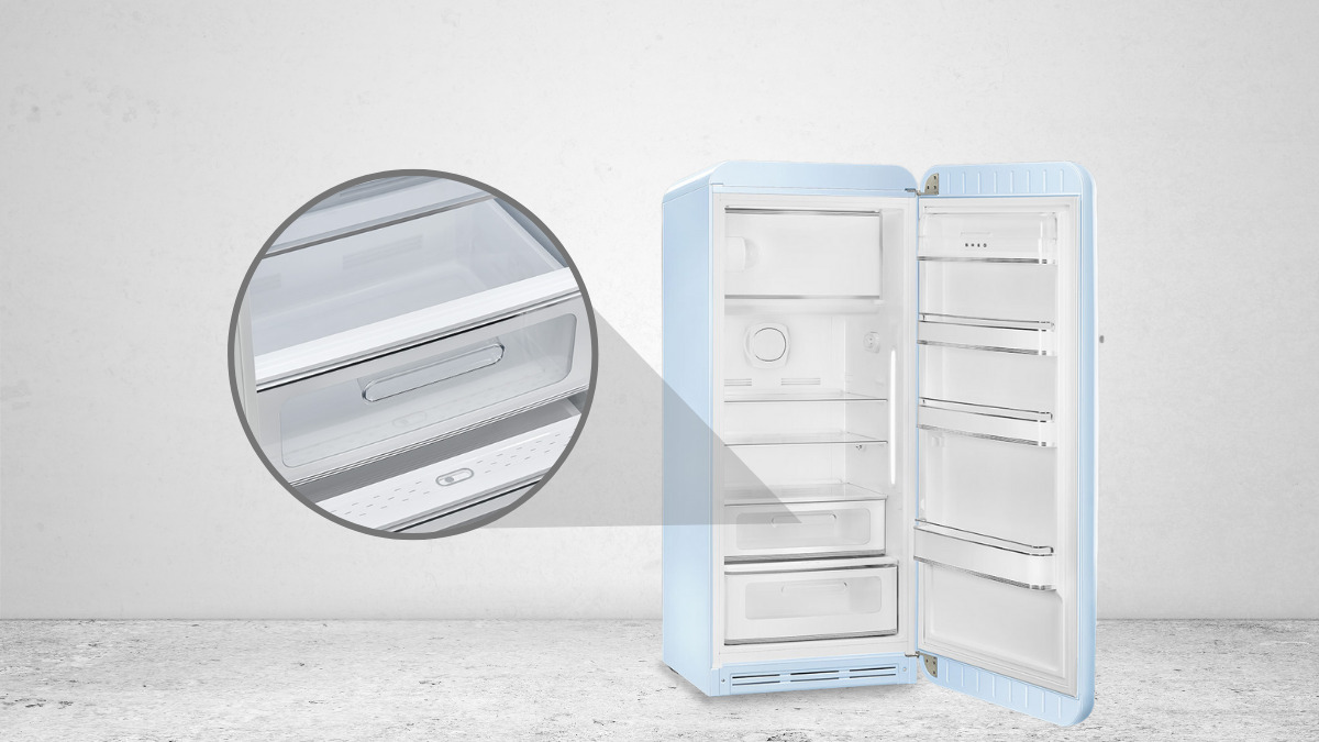 Ngăn lưu trữ 0 độ C trong Tủ Lạnh Smeg 281 Lít FAB28RPB5