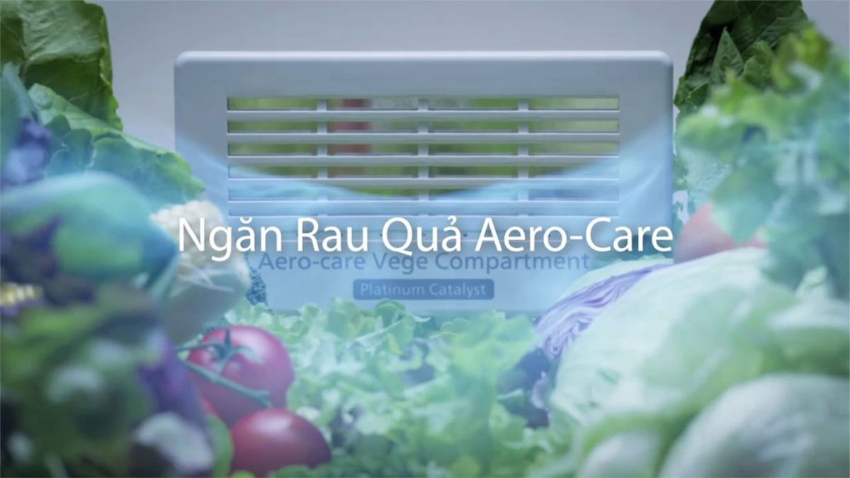 Ngăn rau quả Aero-Care duy trì độ tươi ngon của chúng luôn như tươi mới