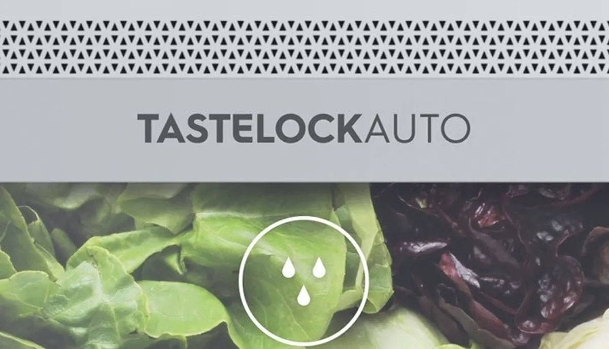 Ngăn TasleLockAuto có khả năng giữ các loại rau lên đến 7 ngày