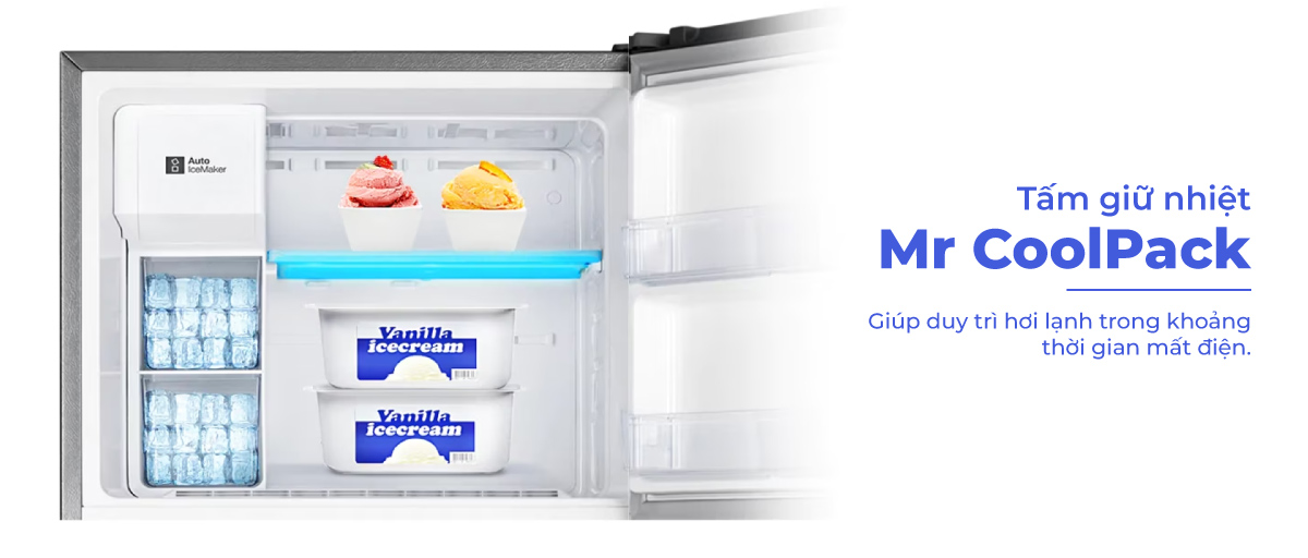 Tấm giữ nhiệt Mr CoolPack giúp giữ nhiệt ngăn đông tủ lạnh Samsung