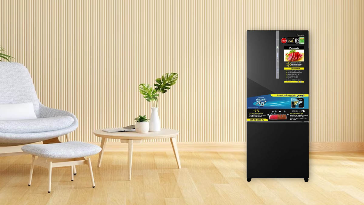 Thiết kế hiện đại của Tủ Lạnh Panasonic Inverter 380 Lít NR-BX421WGKV
