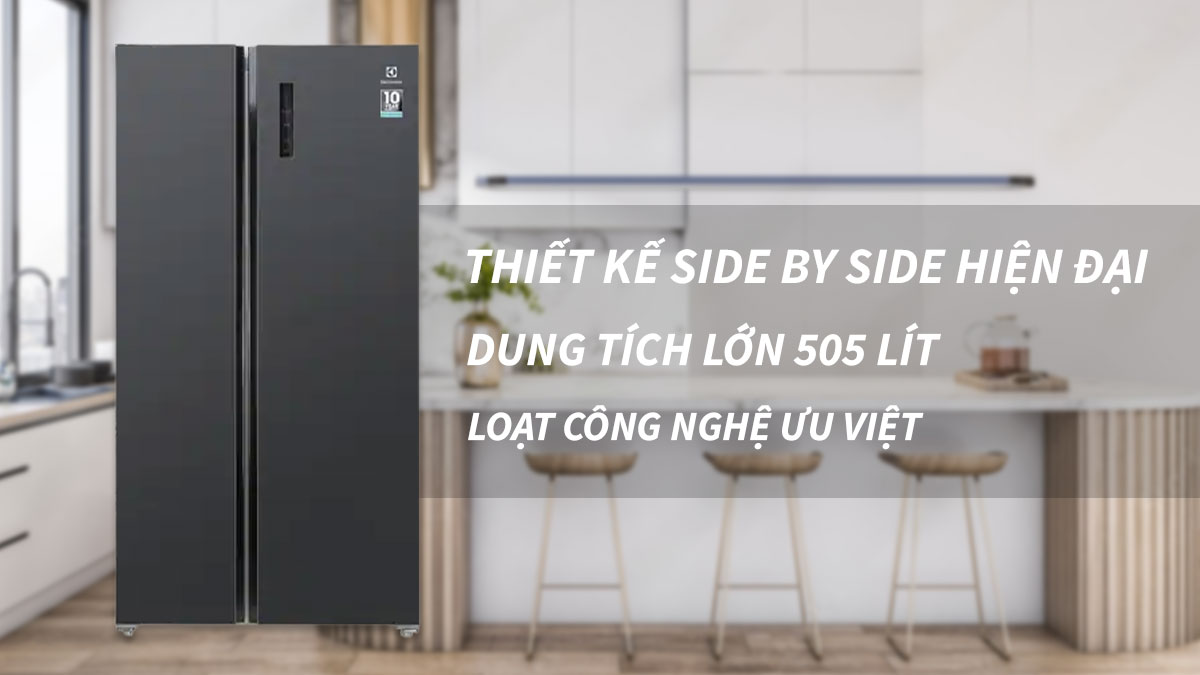 Tủ Lạnh Electrolux Inverter ESE5401A-BVN mang thiết kế đột phá