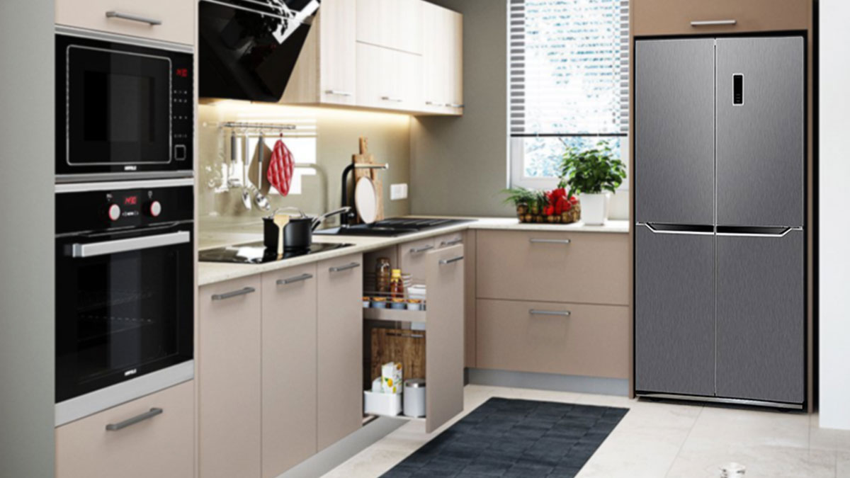 Thiết kế của Tủ Lạnh Hafele Inverter HF-MULB 534.14.050 sang trọng, kiểu dáng Châu Âu đẳng cấp