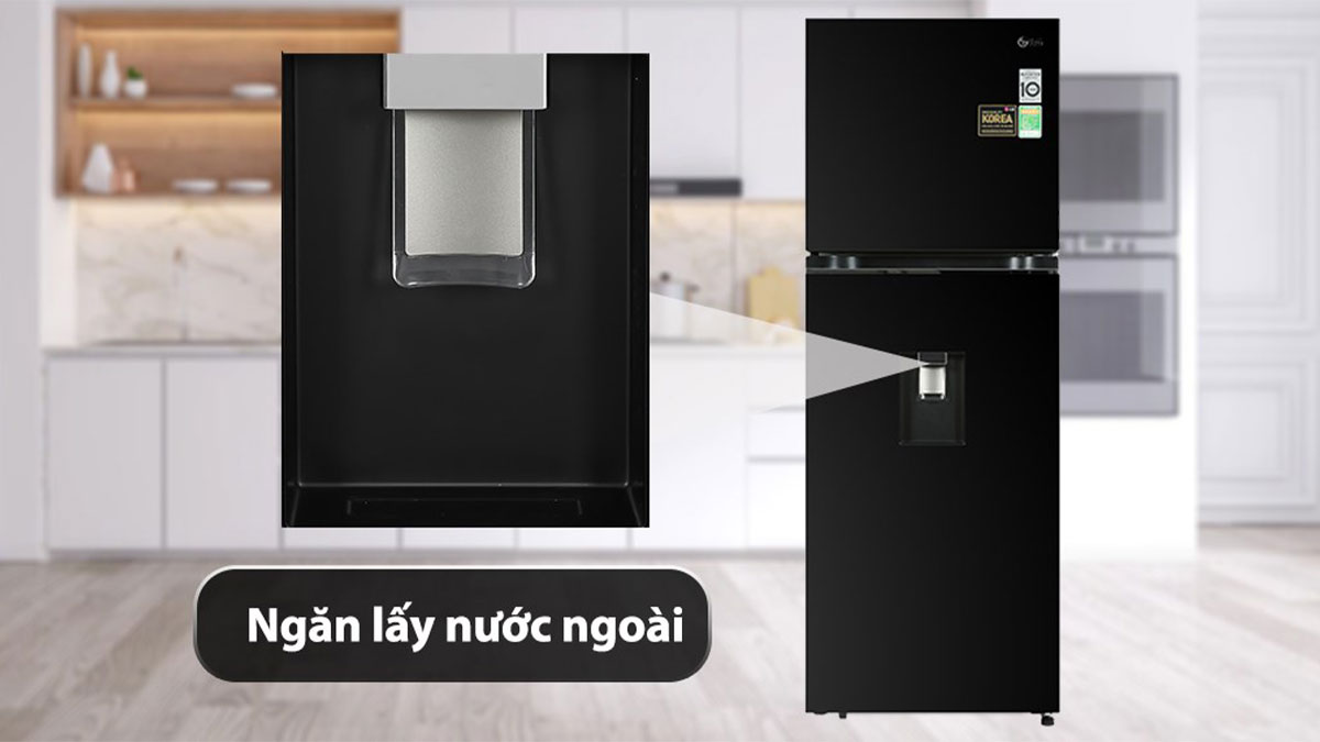 Tủ Lạnh LG Inverter GN-D312BL có thiết kế hiện đại, đẳng cấp cho mọi không gian sống