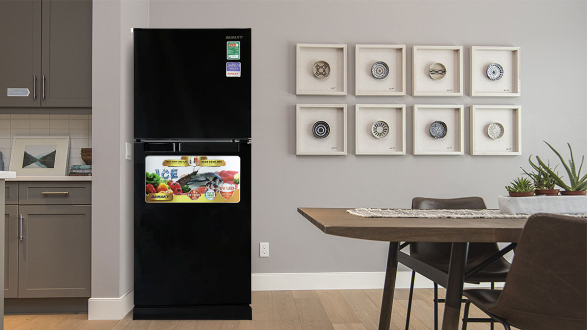 Thiết kế của Tủ Lạnh Sanaky 140 Lít VH-148HPA mang đến làn gió mới cho không gian bếp người dùng