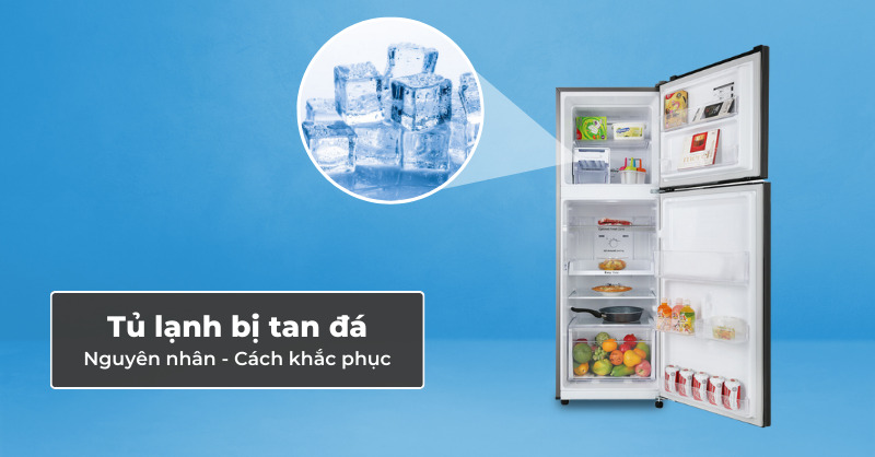 Nguyên nhân tủ lạnh bị tan đá và cách khắc phục hiệu quả