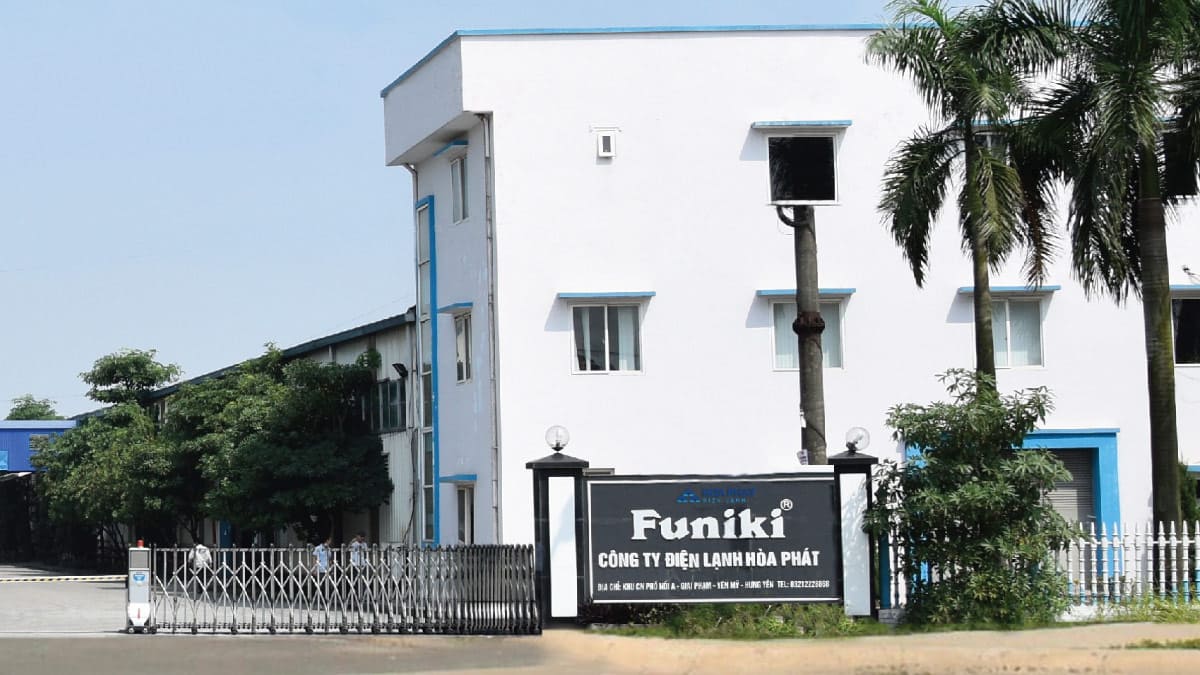 Funiki là tên thương hiệu nằm trong doanh nghiệp Điện lạnh lẽo Hòa Phát