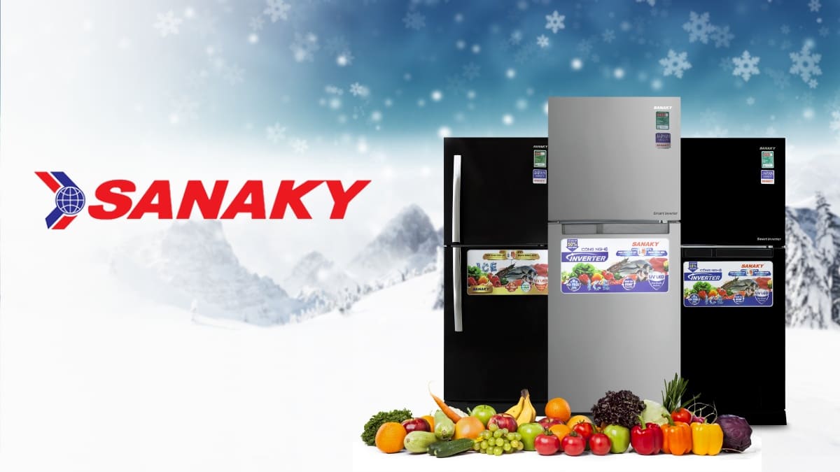 Tủ lạnh là một trong số ngành hàng thế mạnh của Sanaky