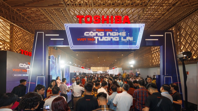 Sự kiện khởi động chiến dịch định vị thương hiệu trong giai đoạn 2023 - 2024 của Toshiba