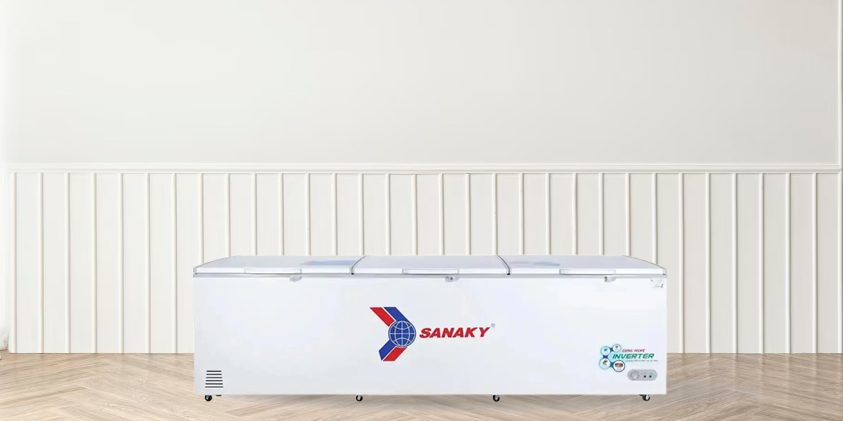 Tủ Đông Sanaky Inverter 1143.5 Lít VH-1399HY3 sở hữu thiết kế thông minh