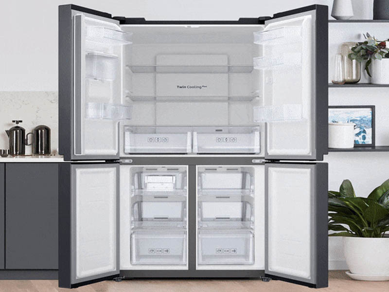 Tủ lạnh 4 cánh lý tưởng để lưu trữ số lượng lớn thực phẩm