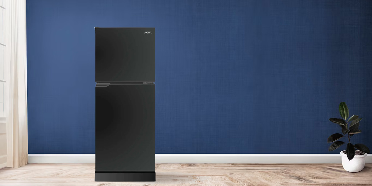 Tủ Lạnh Aqua 143 Lít AQR-T150FA (BS) chiếm hữu design không rườm rà, tiện lợi