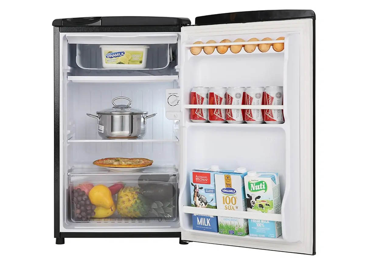 Tủ Lạnh Aqua 90 Lít AQR-D99FA BS có dung tích lý tưởng