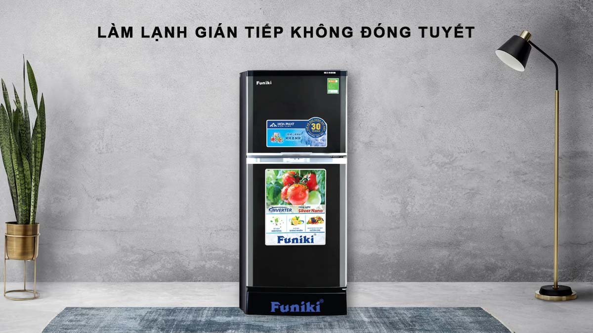 Tủ Lạnh Funiki 159 Lít FR-166ISU có cơ chế làm lạnh gián tiếp