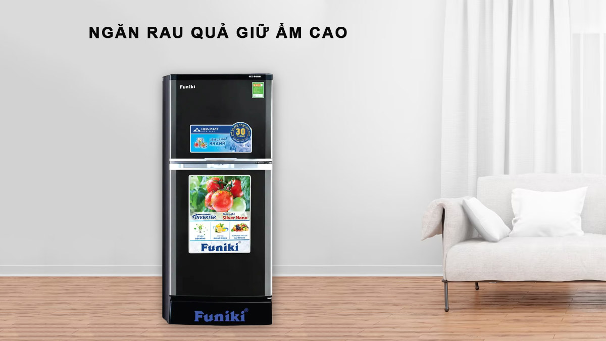 Tủ Lạnh Funiki 159 Lít FR-166ISU có ngăn rau quả giữ ẩm cao