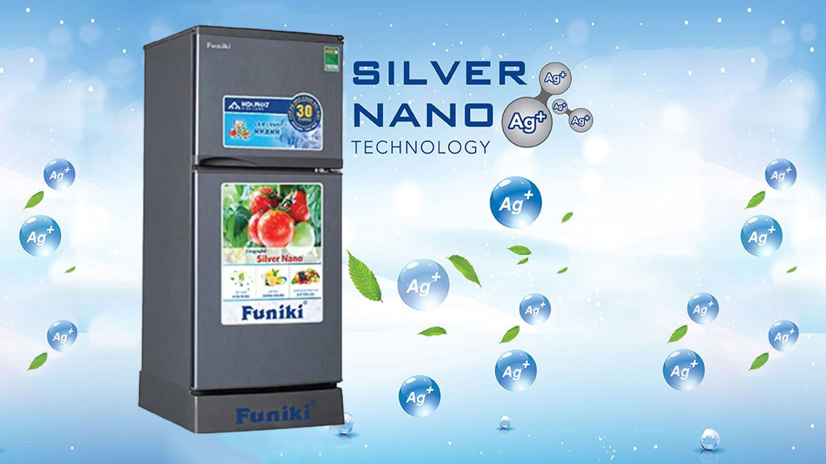 Tủ Lạnh FR-135CD được tích hợp công nghệ Silver Nano loại bỏ vi khuẩn